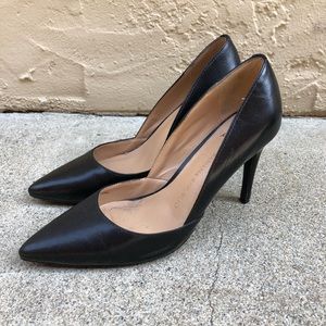 Banana Republic Black Leather Heels